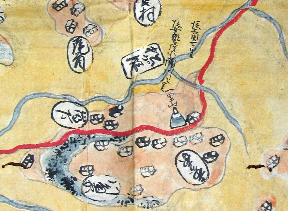 日積村地下図（山口県文書館蔵）